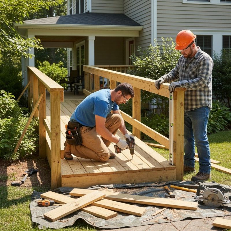 Handicap Ramp Repair in Overland Park, KS